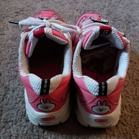Skechers Line Friends Energy-Animated Outlook Pink Sneakers 13424 Sz 6 PRE-OWNED - Picture 4 of 6
